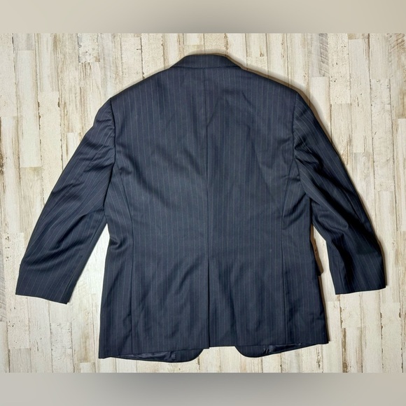 Brooks Brothers 1818 Regent Blazer Mens 44S Navy Blue Virgin Wool Career Read* - Picture 7 of 12